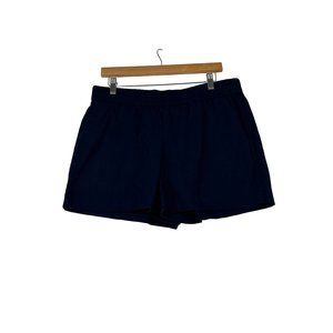 J. Crew Elastic Waist Shorts sz 10 Blue